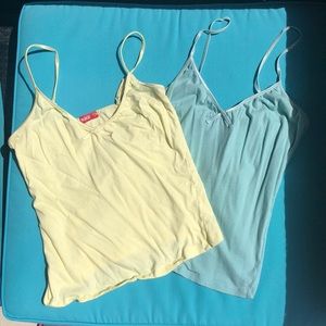 🔴 2 Tops - Blue and Yellow